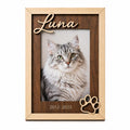 Personalized Cat Memorial Picture Frame, Custom Name Date, 4x6 5x7 8x10
